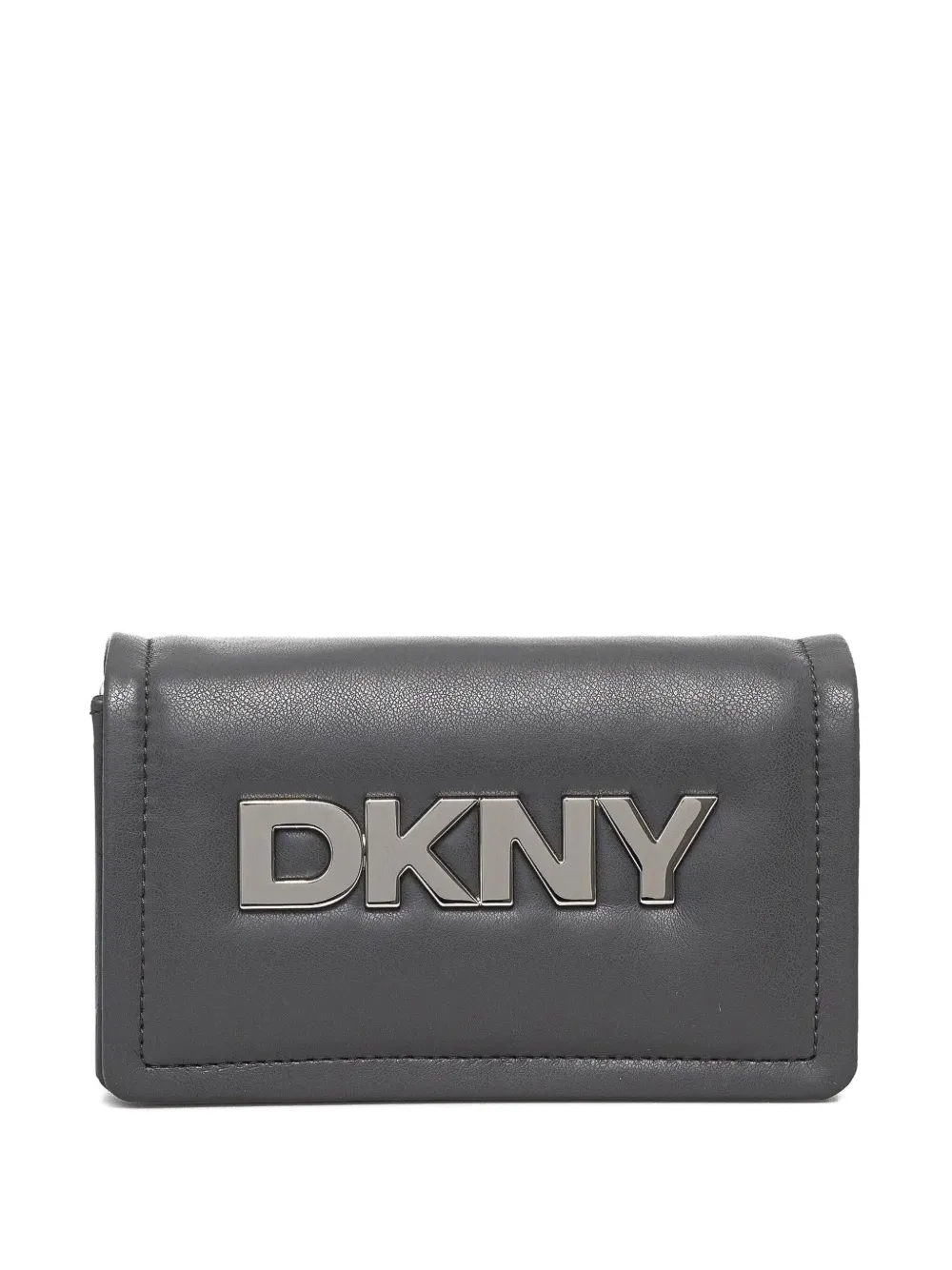DKNY Crossbodytas met logoplakkaat Grijs