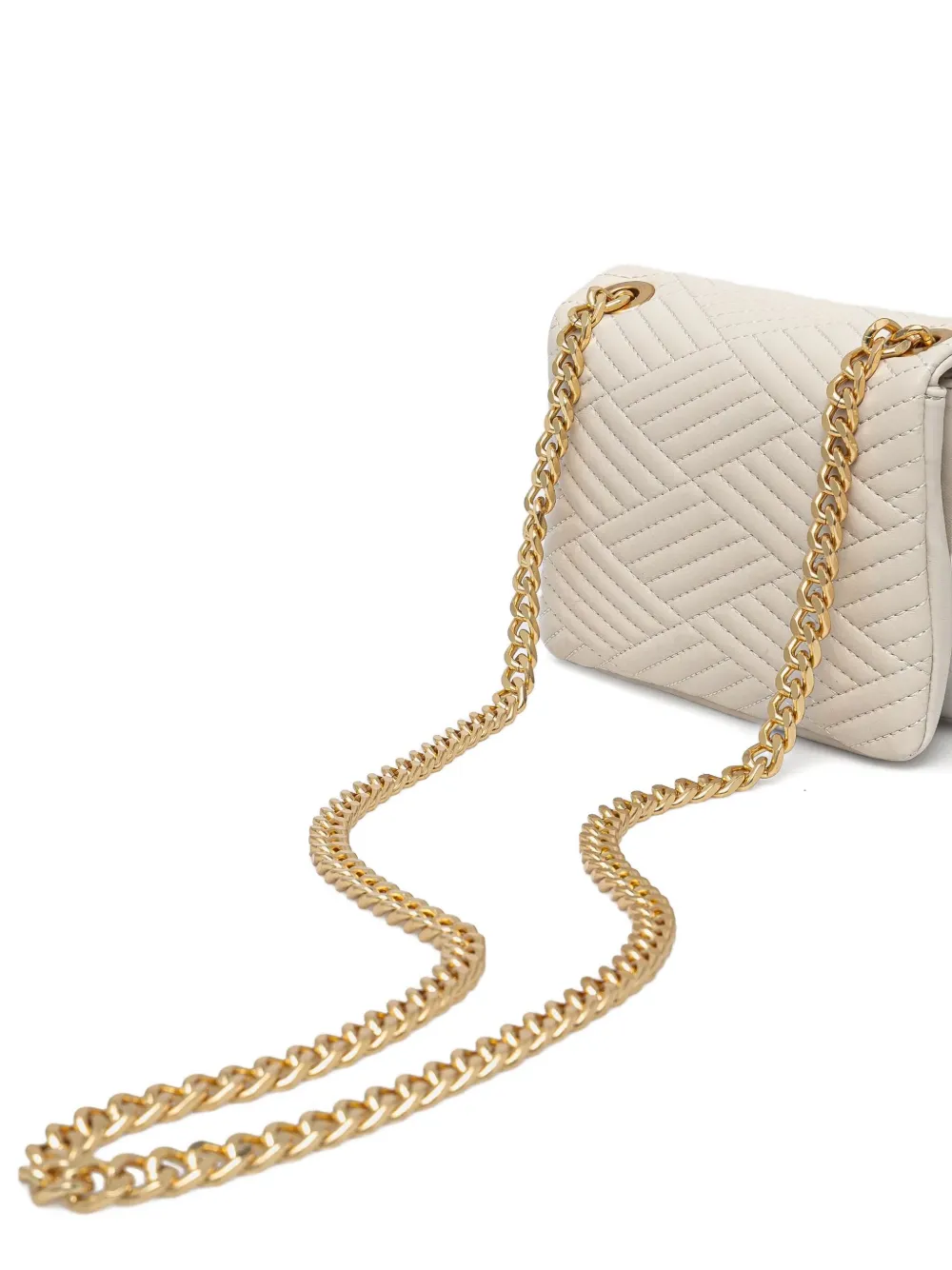 DKNY Leren crossbodytas Beige