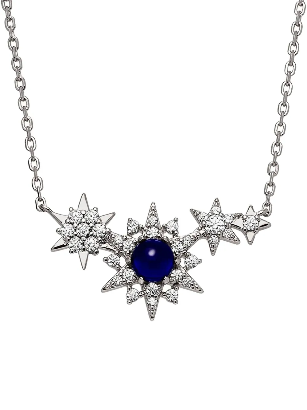 Emporio Armani Star-charm Necklace In Metallic