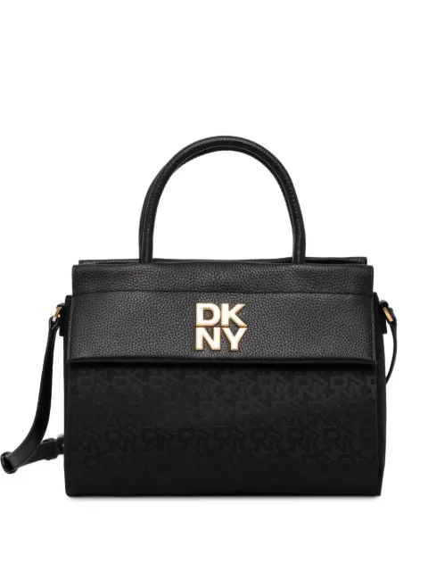 DKNY logo-plaque tote bag