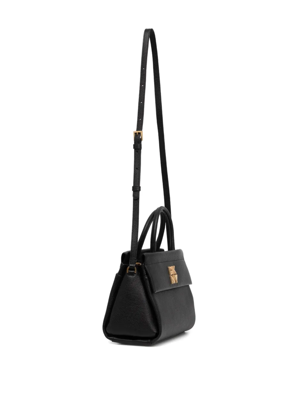 DKNY Shopper met logo-applicatie Zwart