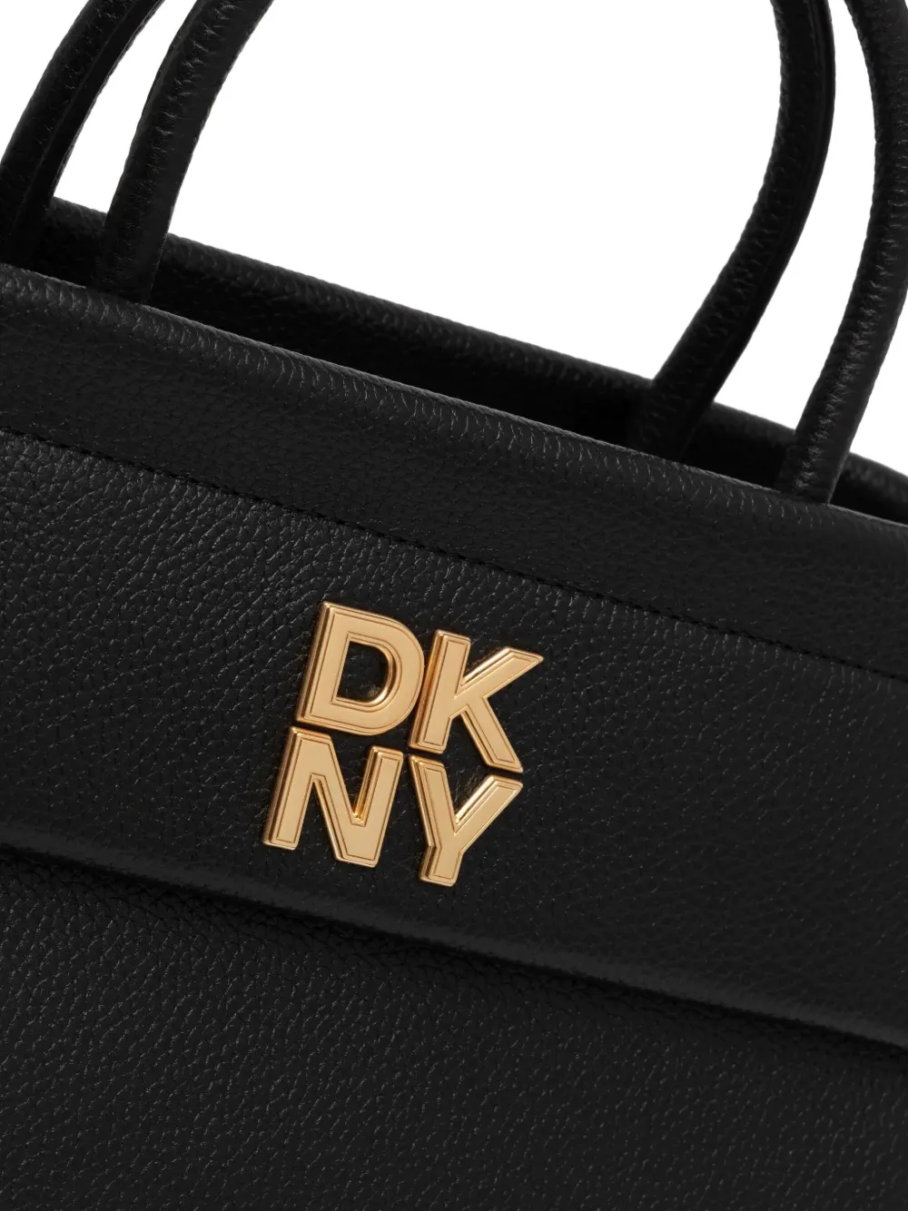 DKNY Shopper met logo-applicatie Zwart