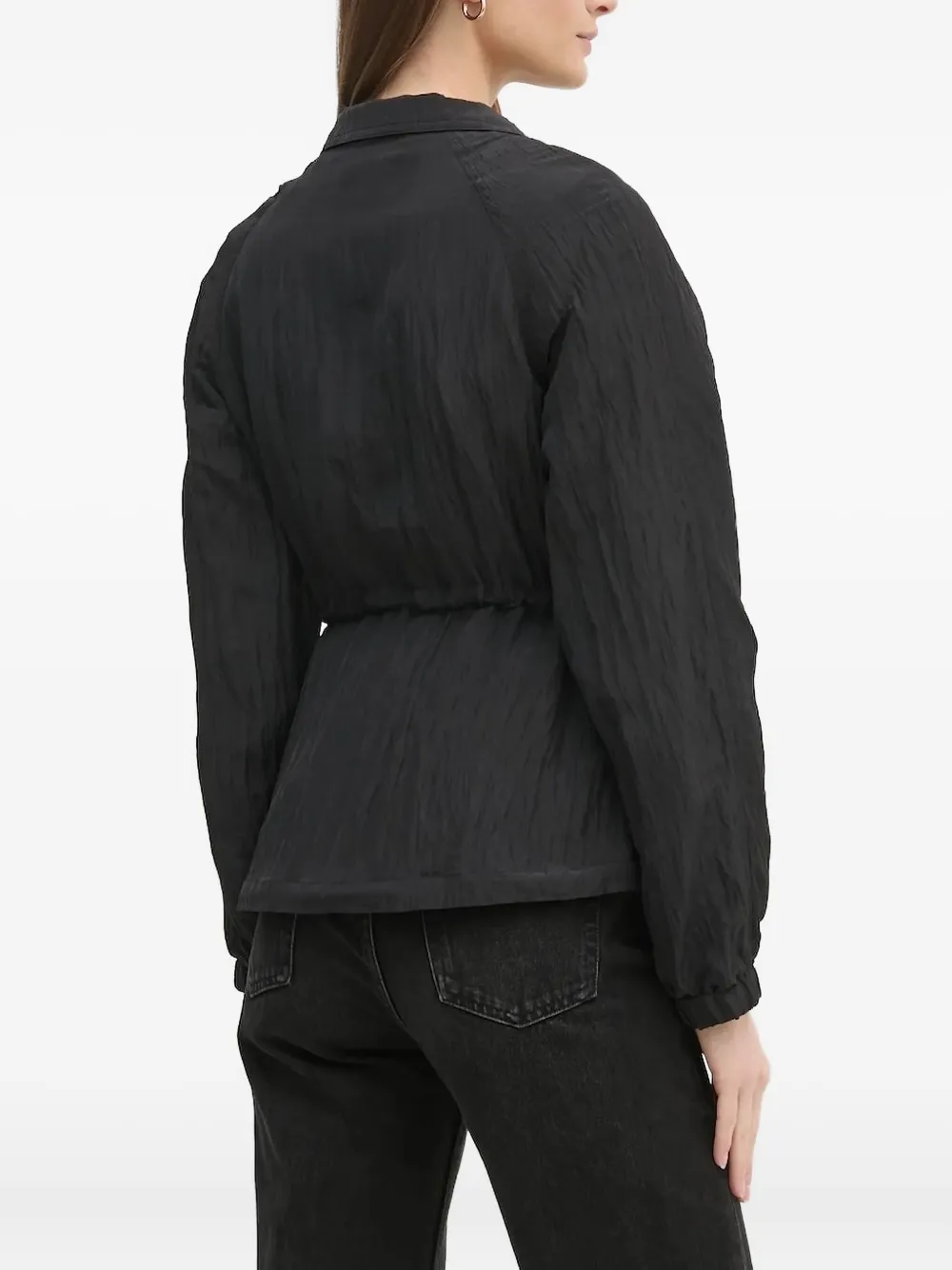 DKNY Jack met gekreukt effect en rits Zwart