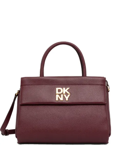 DKNY logo-appliqué tote bag
