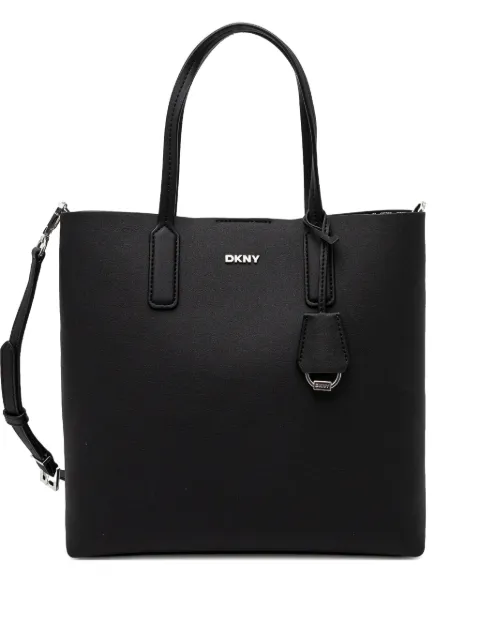 DKNY logo-appliqué tote bag