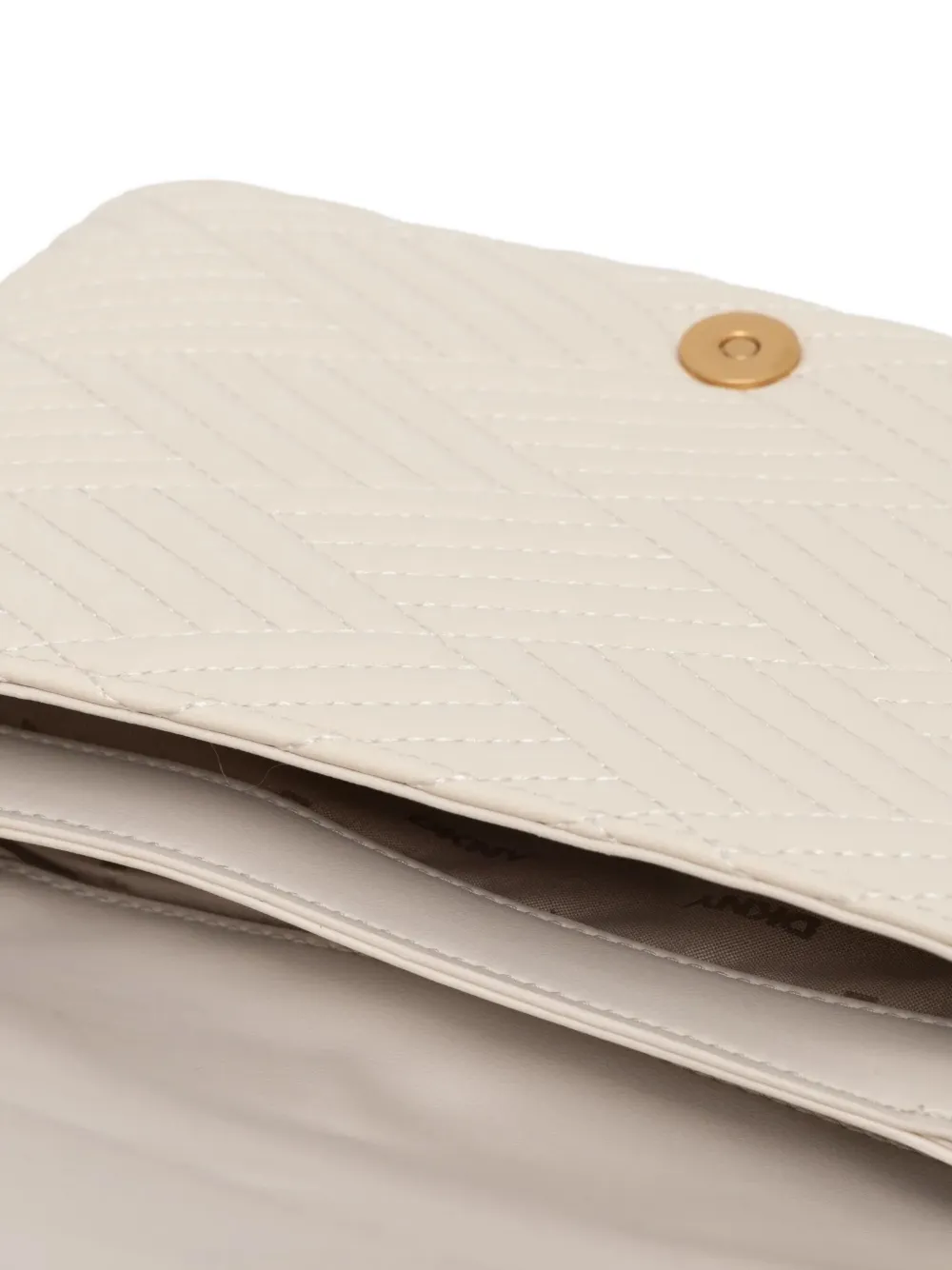 Shop Dkny Quilted Cross Body Bag In Neutrals