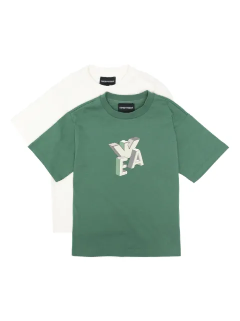 Emporio Armani Kids logo-print T-shirt (pack of two)
