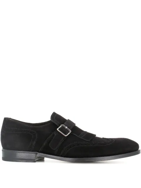 Henderson Baracco zapatos monk con hebilla