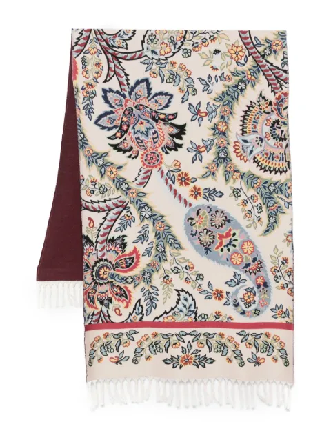 Etro Pre-Owned mascada con motivo de cachemira