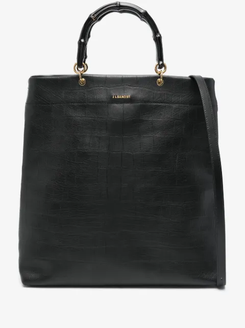 Jil Sander Pre-Owned crocodile-embossed tote bag