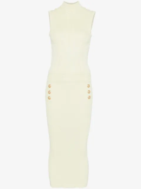 Balmain Pre-Owned knitted midi dress