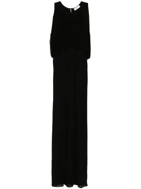 Saint Laurent Pre-Owned vestido largo con diseño drapeado