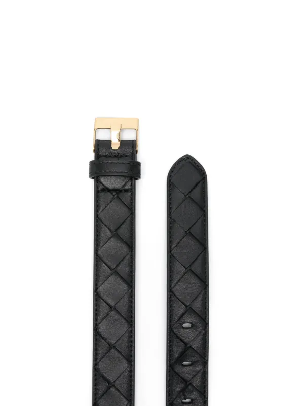 Bottega Veneta Pre-Owned イントレチャート ベルト | ブラック