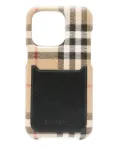 Burberry Pre-Owned Vintage-check Iphone 14 Pro case - Neutrals