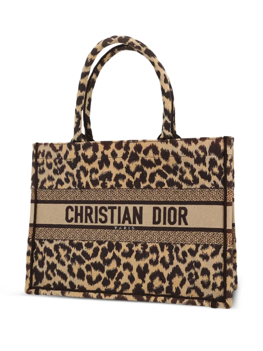 Christian Dior Pre-Owned 2020s ディオール ブック トート バッグ M - ブラウン Christian Dior Pre-Owned 2020s ディオール ブック トート バッグ M - ブラウン