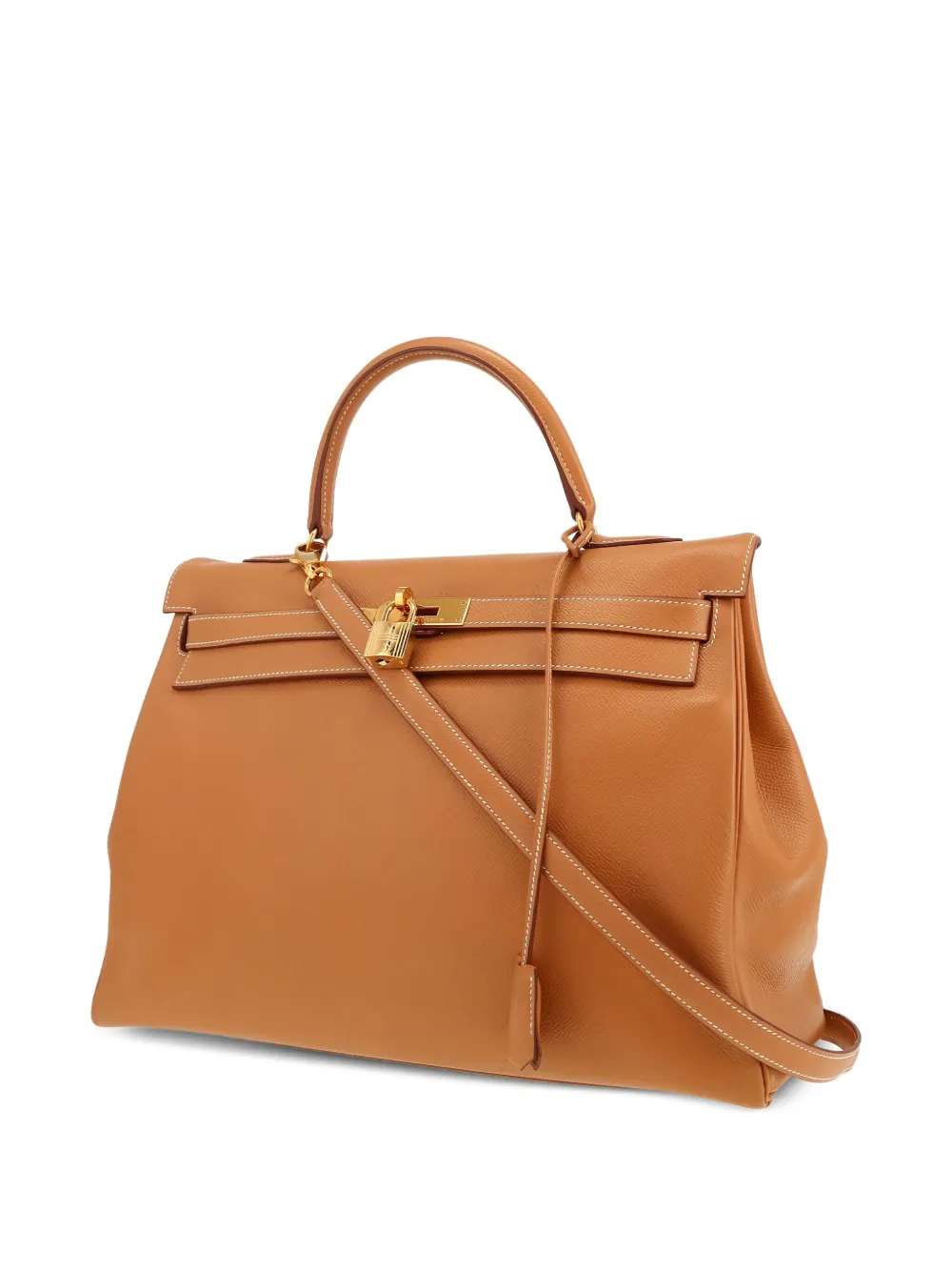 Hermès Pre-Owned 1995 Kelly 35 Handbag | Brown | FARFETCH