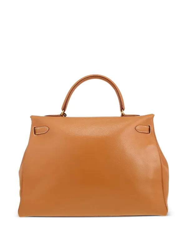 Hermès Pre-Owned 1995 Kelly 35 Handbag | Brown | FARFETCH