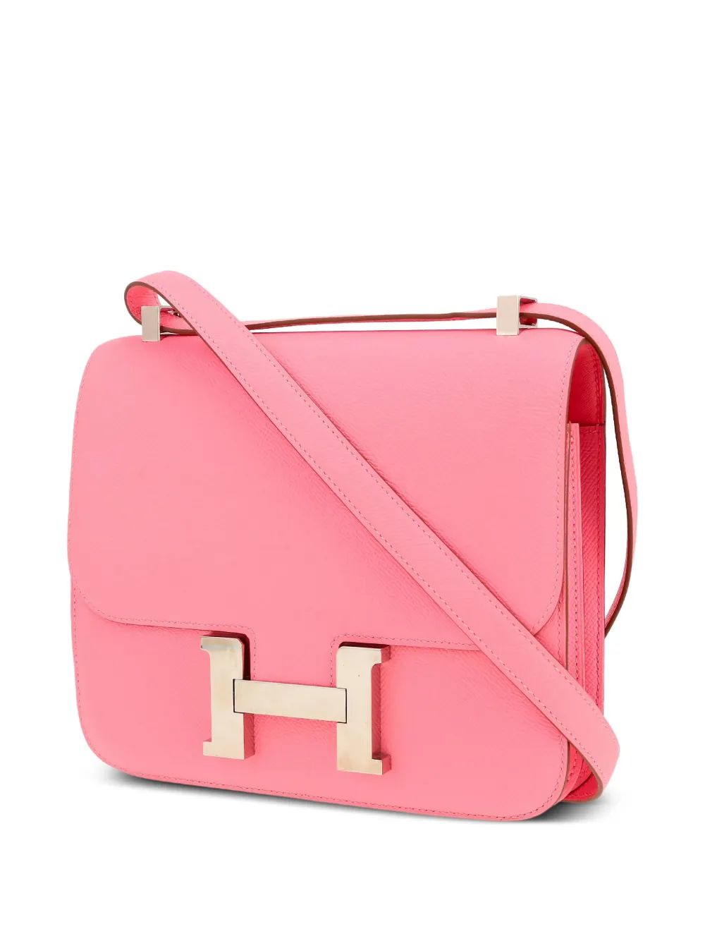 Pre-owned Hermes 2020 Constance Shoulder Bag In Pink