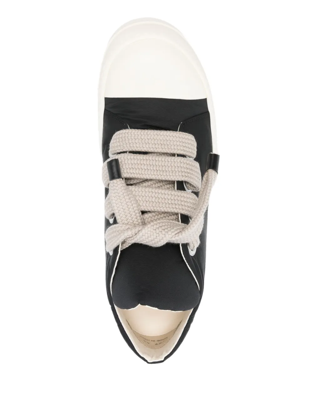 Rick Owens DRKSHDW jumbo-lace puffer sneakers Black