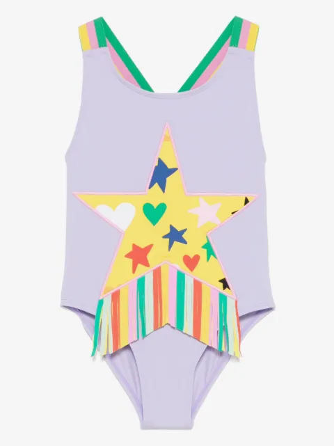 Stella McCartney Kids star fringe swimsuit