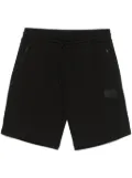 Ea7 Emporio Armani logo-patch shorts - Black
