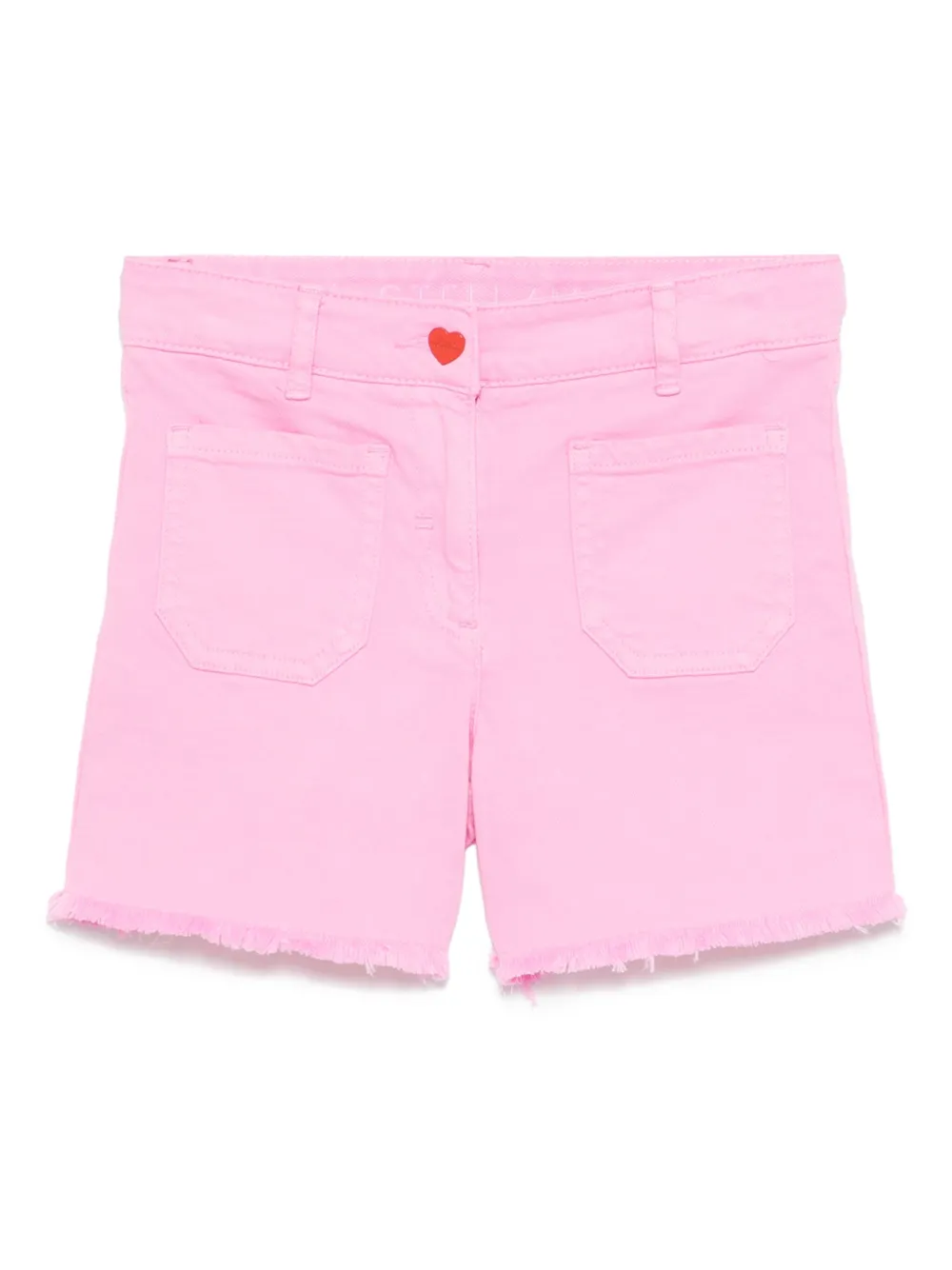 Stella McCartney Kids Spijkershorts Roze