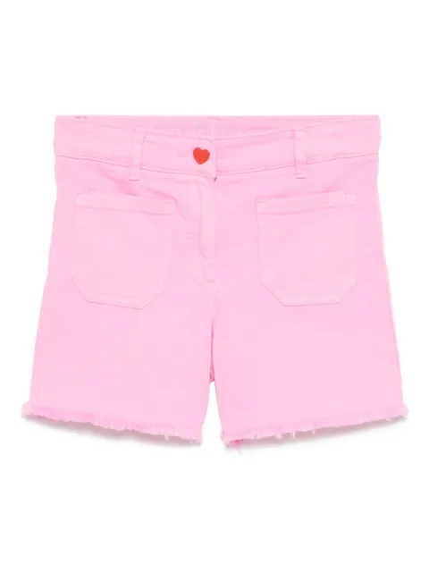Stella McCartney Kids frayed denim shorts