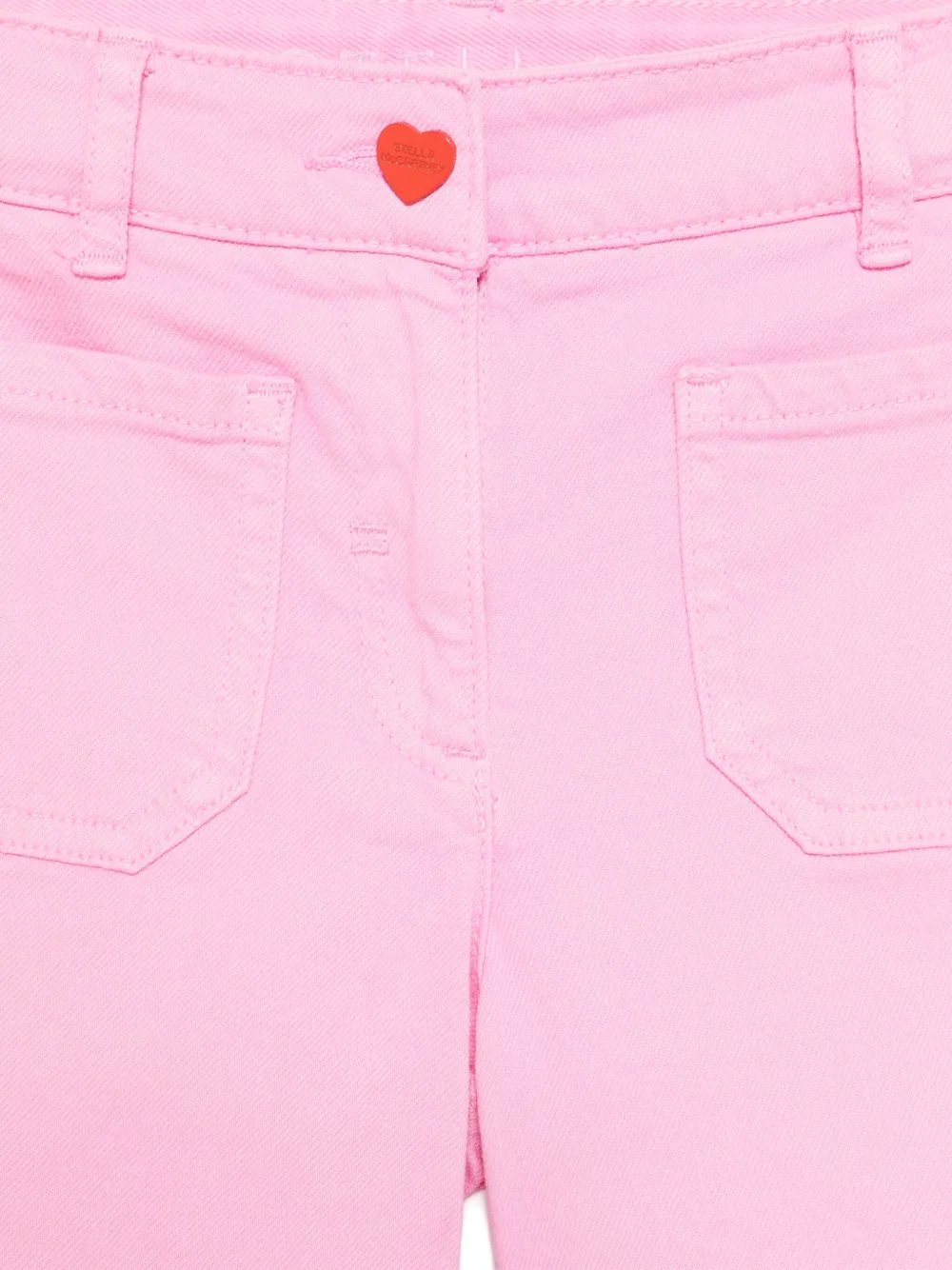 Stella McCartney Kids Spijkershorts Roze