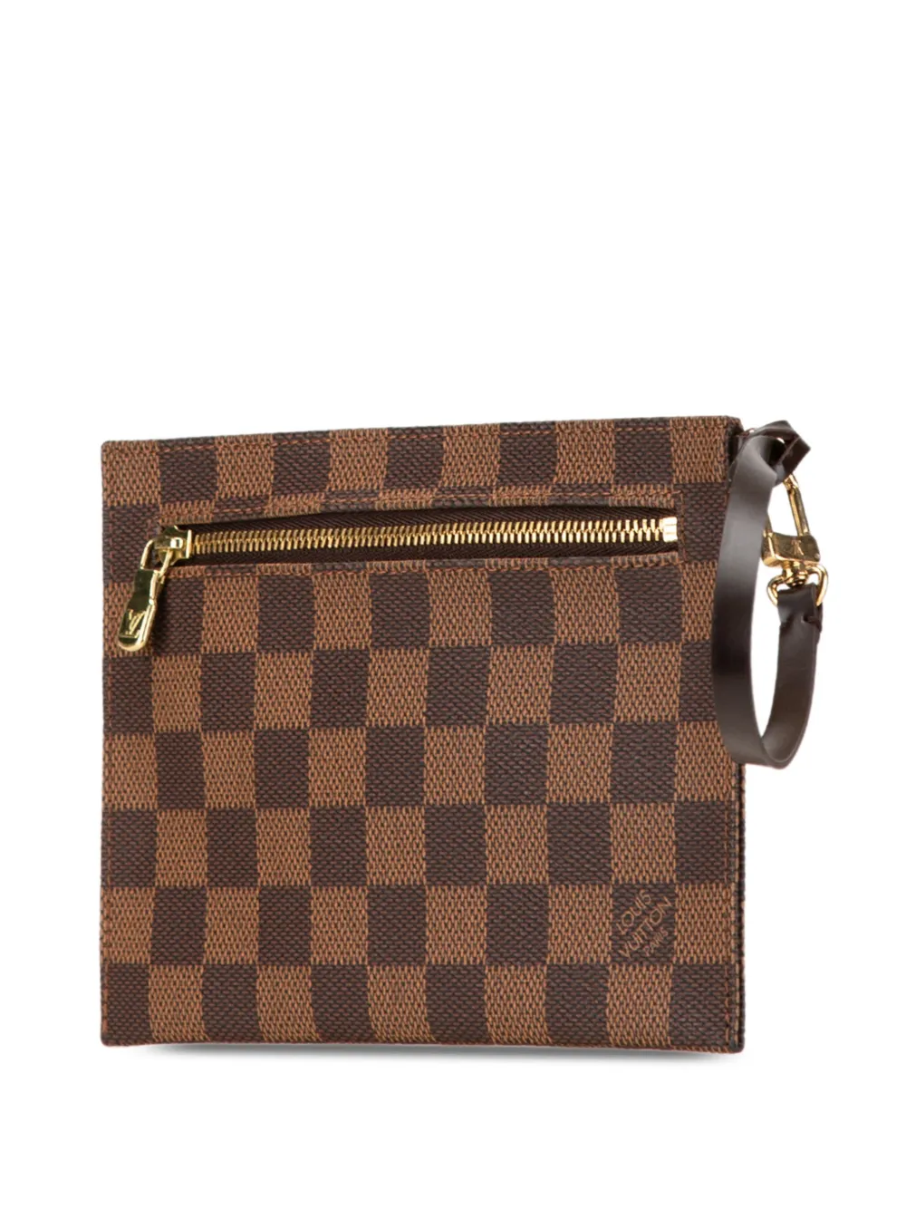 Louis Vuitton Pre-Owned 2000 Damier Ebene Clifton Pochette pouch - Bruin