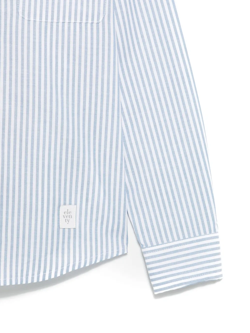 Eleventy Kids Gestreept shirt Blauw