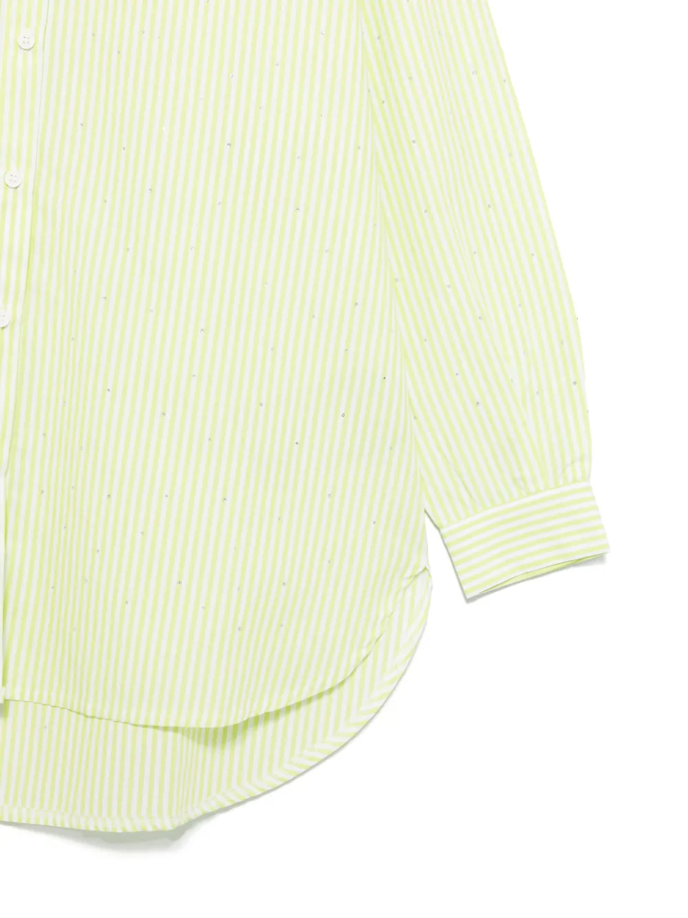 Douuod Kids Shirt met krijtstreep Groen