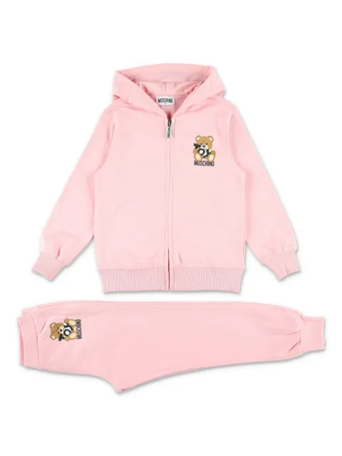 Moschino Kids Leo Teddy tracksuit set
