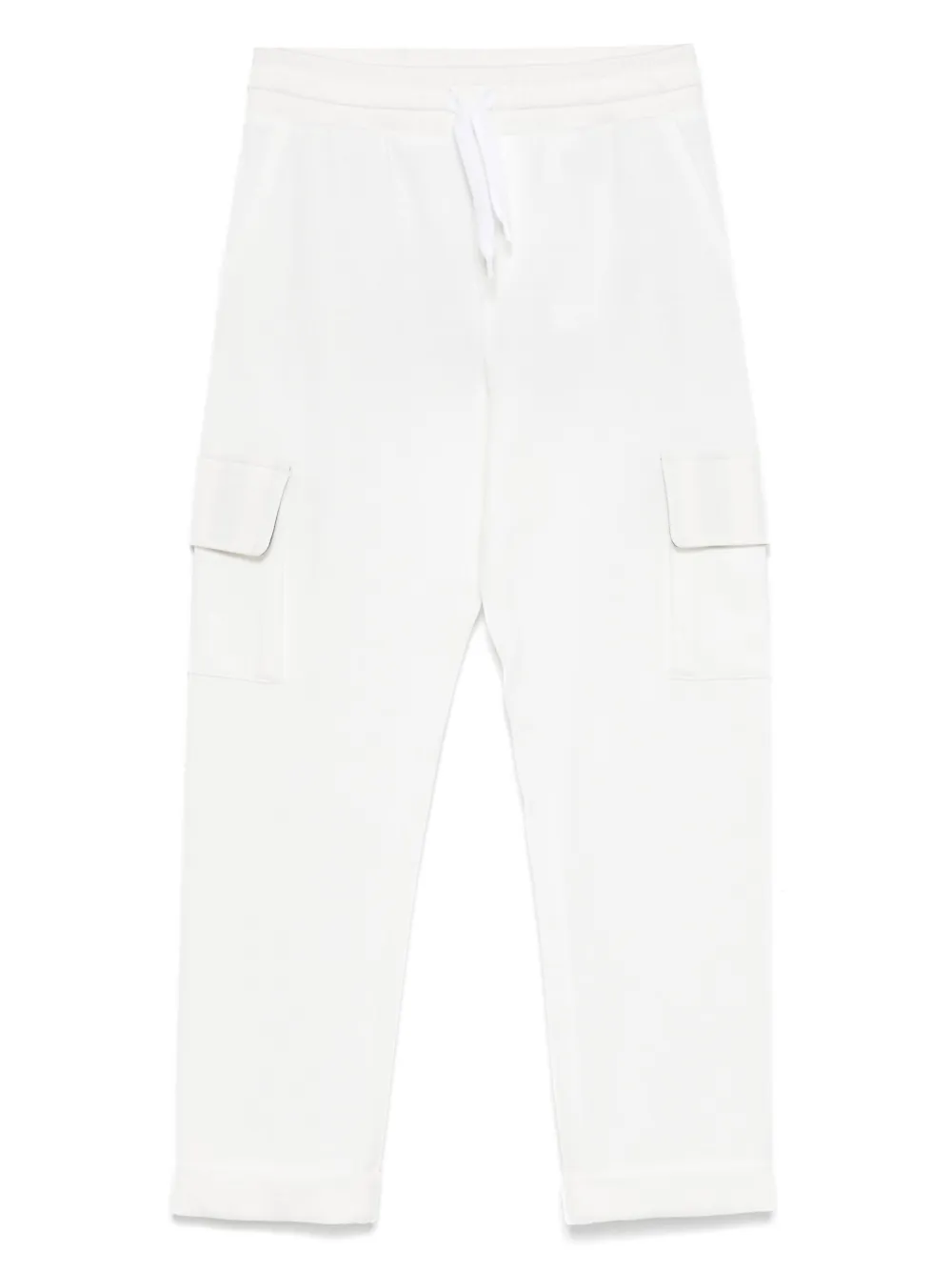Fay Kids Calça cargo com cordão de ajuste | Branco | Image 1