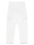 Fay Kids drawstring cargo pants - White