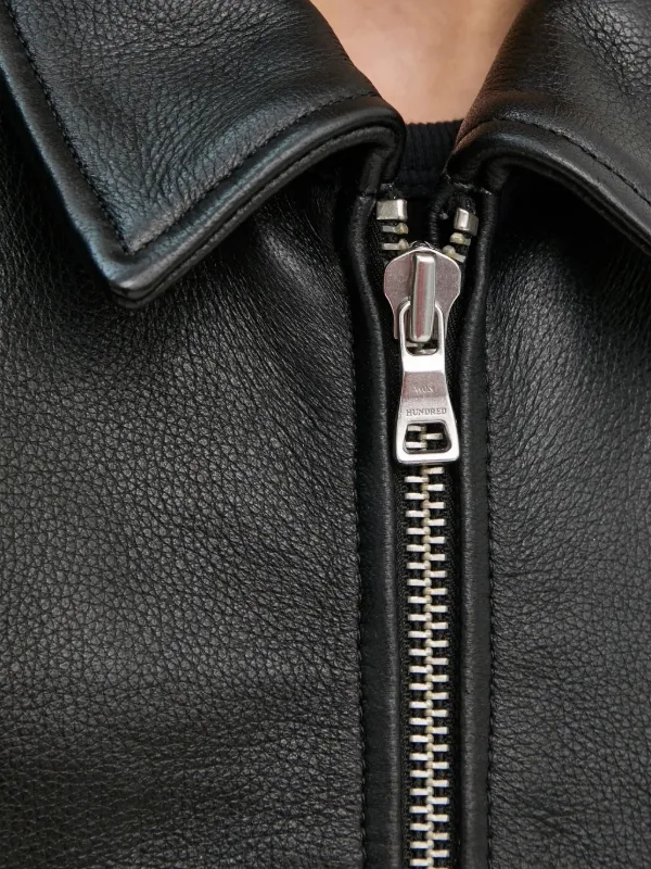 ジャケット・アウター UNTRACE 24AW LEATHER ZIPPER CARDIGAN UNTRACE [ アントレース ] ZIPPER CARDIGAN