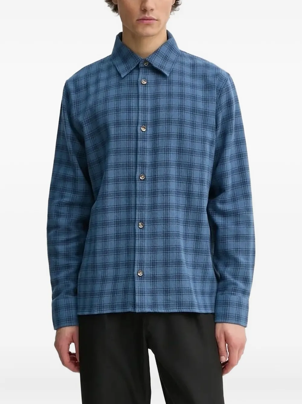 Won Hundred camisa Blake | azul | Image 1