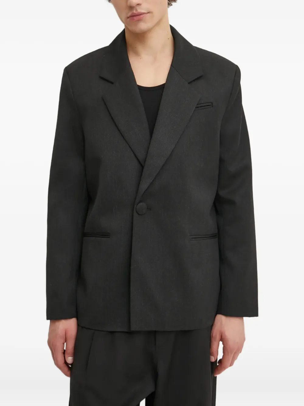 Won Hundred single-breasted notched-lapel suit | Grey | Image 1