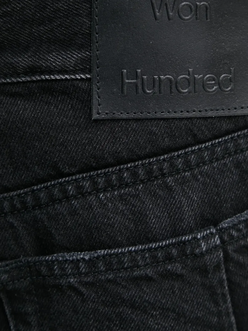 Won Hundred Alexandra straight jeans Zwart