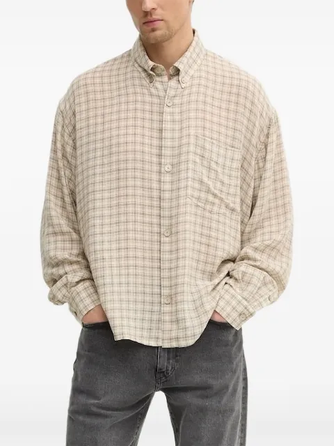 Won Hundred camisa con cuadros estampados