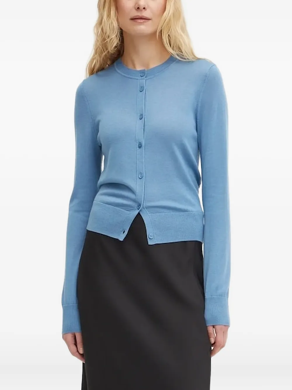 SAMSOE SAMSOE button-front cardigan | Blue | Image 1