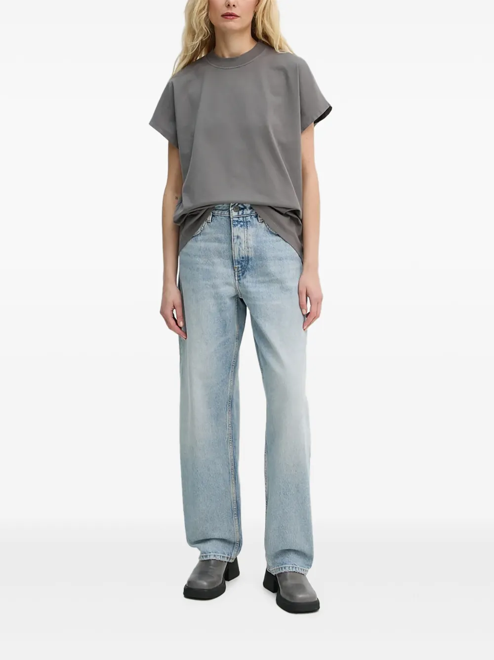Won Hundred logo-patch jeans | Blue | Image 1