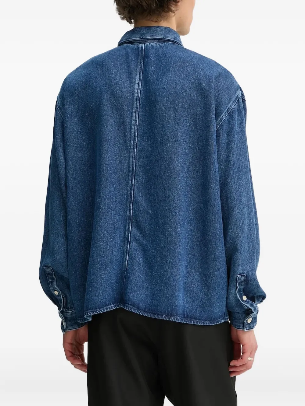 Won Hundred denim button-down shirt - Blauw