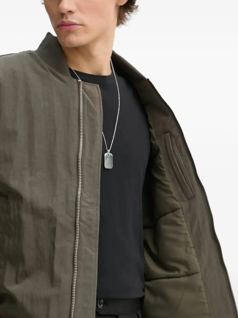 Won Hundred Quilted Bomber Jacket In Green