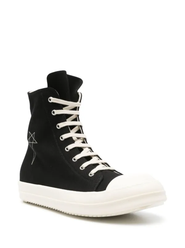 Rick Owens DRKSHDW ハイカット スニーカー | ブラック