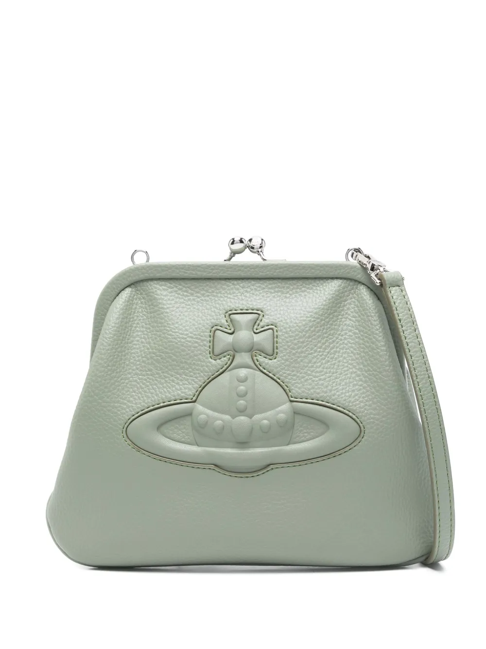 Vivienne Westwood Orb-embossed Leather Clutch Bag