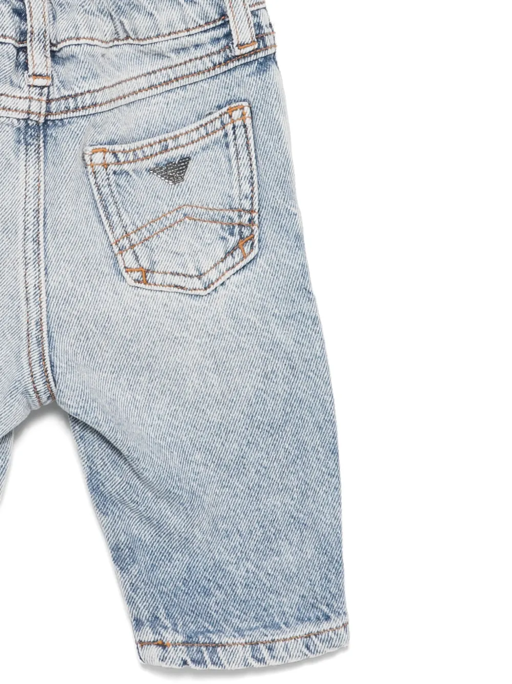 Emporio Armani Kids Straight jeans Blauw