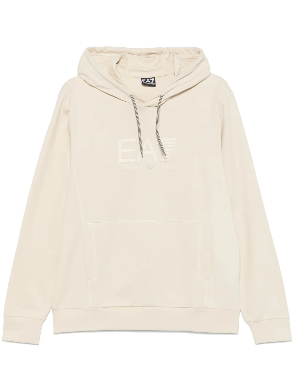 Ea7 Emporio Armani Visibility hoodie Beige