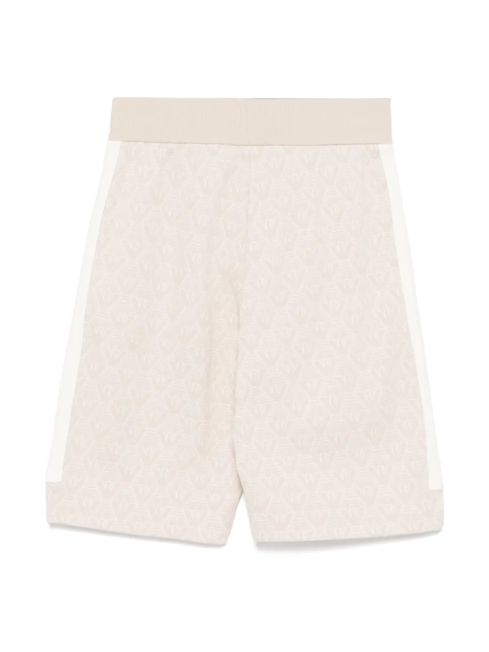 Emporio Armani Kids Trainingsshorts met monogram Beige