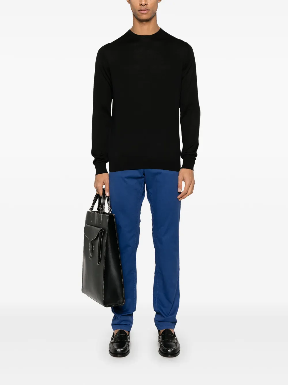 Brioni Meribel broek - Blauw