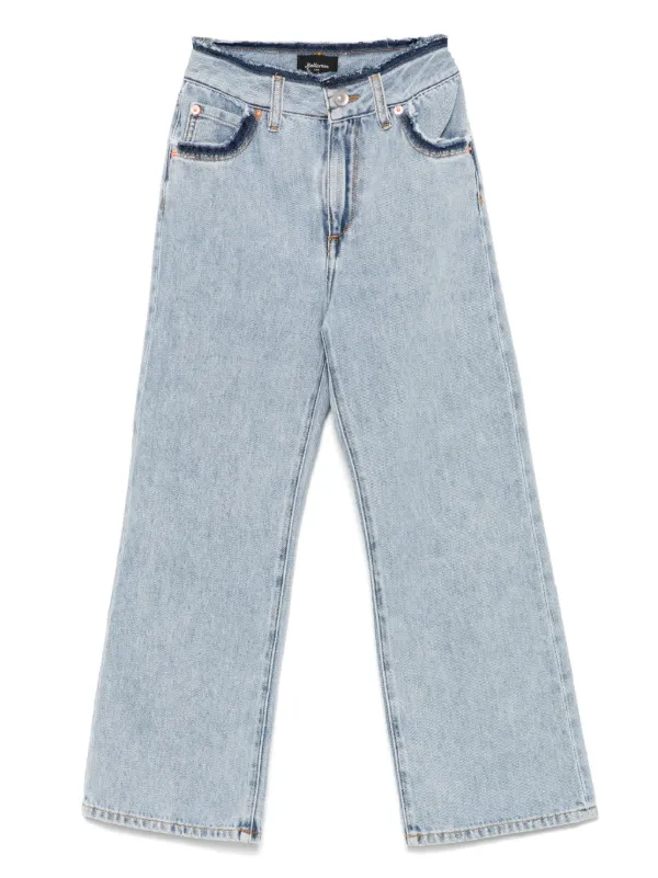 Bellerose Kids Popies Jeans Blue FARFETCH OM